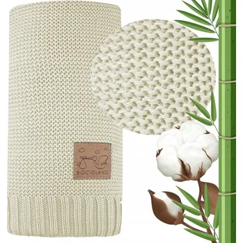 Dětská deka BOCIOLAND BAMBUSOVÁ DEKA PARIS BAMBUS 80×100 cm PREMIUM barva Cappuccino