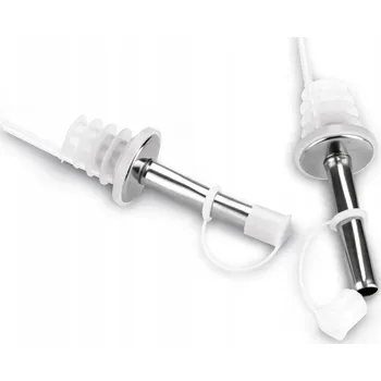 Stojan na víno Kovový dávkovač NÁLEVNÍK NA ALKOHOL VÍNO vodky 2 KUSY SADA NÁLEVNÍKŮ