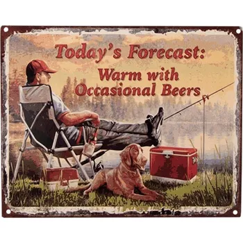 Obraz Kovová Retro Cedule Pivo H Clayre & Eef