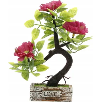 umělá květina STROMEK BONSAI UMĚLÁ ROSTLINA 19 CM Různé Barvy