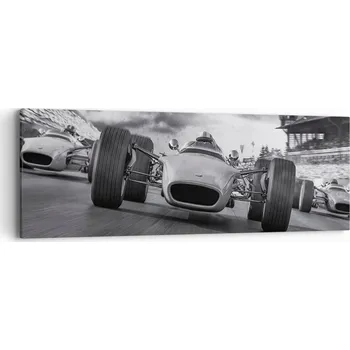 Obraz Obraz na plátně do obýváku ložnice 90x30 Formule 1 foto obrazy na zeď