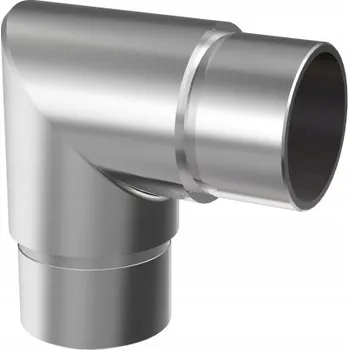 Zábradlí Koleno 90° pro trubky Ø42,4 x 2,0 mm, model 0301, nerezová ocel AISI 304