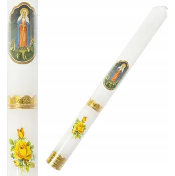 Svíčka Tradiční parafínová svíčka bez vůně Quo Vadis 1 ks