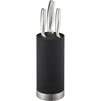 Stojan na nože Stojan nože Relaxdays 22 cm černý plast