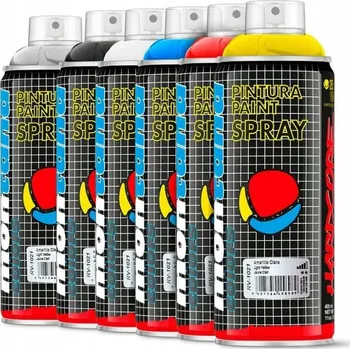 Barva ve spreji Montana Hardcore sprej Graffiti 400 ml Electric Blue Modrá lesklá RV-30