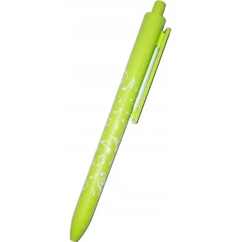 Hudební propiska s notami - světle zelená