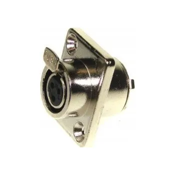 Bezpečnostní kamera XLR mini konektor 3pin, montážní, kovové provedení ----