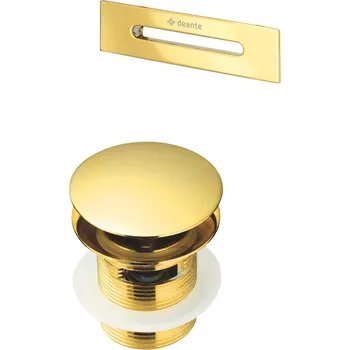 Vana DEANTE - Sada příslušenství, k vaně - zátka a přepad, zlatá KYY_Z10B