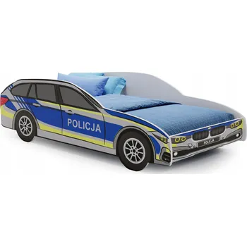 Dětská postel Dětská postel Kobi CAR modrá 80x160 cm