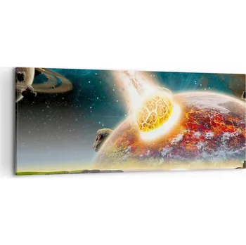 Obraz Obraz na plátně do obýváku, ložnice 120x50 abstrakce foto obrazy na zeď