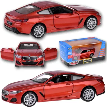 autíčko SPORTOVNÍ AUTÍČKO BMW M850i Coupe SVĚTLO ZVUK KOVOVÝ MODEL 1:35
