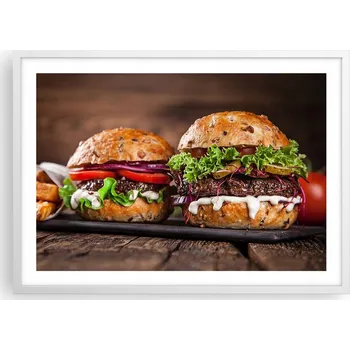 Obraz Plakát v bílém rámu do obýváku ložnice 70x50 gastronomie moderní obraz