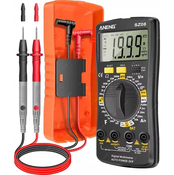Multimetr RUČNÍ MULTIMETR UNIVERZÁLNÍ DIGITÁLNÍ MĚŘIČ NAPĚTÍ ANGEN SZ08 SADA
