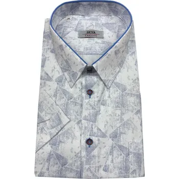 Pánská košile Pánská košile s krátkým rukávem - v nadměrné velikosti 0027 - 4