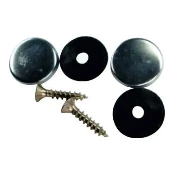 Věšák Šroub zrcadl.+krytka AL/20mm bl.4ks
