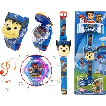 Hodinky Dětské hodinky Tlapková patrola digitální sportovní silikonové vícebarevné