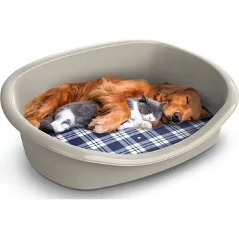 Pelíšek pro psa Plastový Pelíšek pro psa kočku kotec polštářem