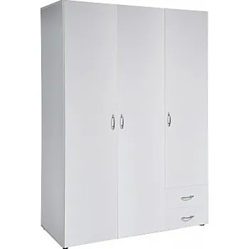 Šatní skříň Skříň BASE 3D2Z šatní, 120cm Varianta: bílá