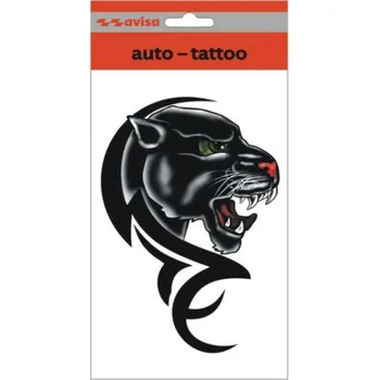 Samolepicí dekorace na vozidlo Nálepka Auto Puma Hlava Pumy RYBNÍK