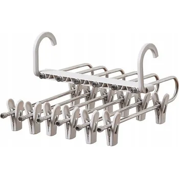 Věšák Věšák s 12 klipsy Bílý A154