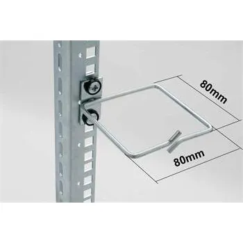 Patch panel OPTIX háček 80x80 kovový RAX-D1-X88-X3 RAX-D1-X88-X3