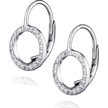 Náušnice Leru Náušnice z bílého zlata kruhy