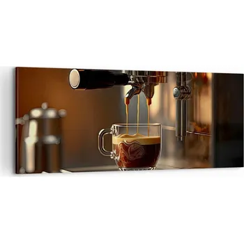 Obraz Foto obraz na plátně canvas 100x40 káva obývák ložnice na zeď velký