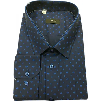 Pánská košile Pánská košile s dlouhým rukávem (kombinovaná) - v nadměrné velikosti 0012 Q