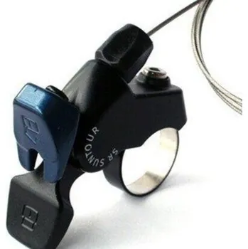 Vidlice na kolo SR Suntour páčka LockOutu Remotelock (černá/modrá)