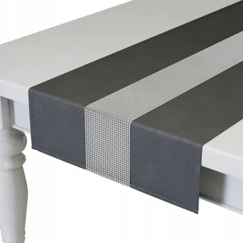 ubrus Velurový běhoun se zirkony 40x160 cm, hotové hladké běhouny na stůl z veluru