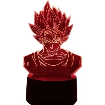 Figurka FIGURKA DRAGON BALL, NOČNÍ LAMPA, DÁREK, SON GOKU, BAREVNÁ, ANIME