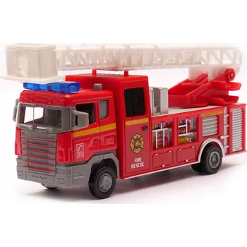 autíčko Hasičské auto s žebříkem - výsuvný košový žebřík