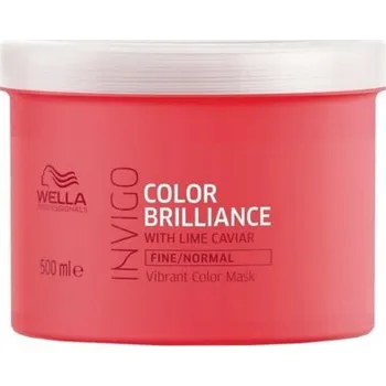 Vlasová regenerace Maska na vlasy Wella pro ochranu barvy, pro jemné a slabé vlasy, 500 ml, dóza