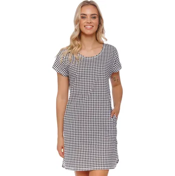 Dámské noční prádlo Noční košile Doctor Nap TM.4554 Barva: Černá, Velikost: S