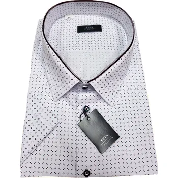 Pánské tričko Pánská košile s krátkým rukávem (kombinovaná) - v nadměrné velikosti 0027 - 23