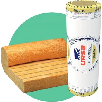 Tepelná izolace Izolace minerální URSA DF 35 Gold, 100 mm role – 6,25 m²/bal