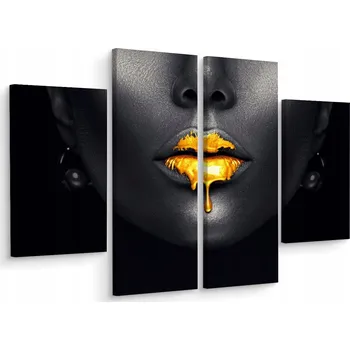 Obraz Obraz Zlaté RTY ŽENY 3D Efekt 4 Díly 120x90