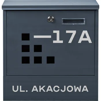 Železářství Poštovní schránka euroschránka, s vhozem, se schránkou na noviny M-TEC šedá