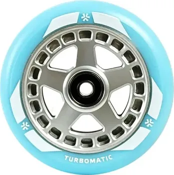 Kolečko ke koloběžce Kolečko UNION Turbomatic V2 110mm | ABEC-9 | BLUE-SILVER