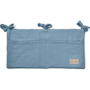 Příslušenství pro dětskou postel a kolébku Albero Mio Mušelínový kapsář (CC7) MODRÝ