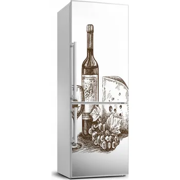 Fototapeta Samolepící Samolepka na ledničku Víno a občerstvení