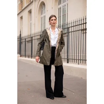 Dámská bunda Parka oboustranná Laura Jo Paris 20048LEO barva: zelená-khaki, velikost: XL