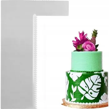 Kuchyňská stěrka ŠPACHTLE STĚRKA NA ZDOBENÍ HMOTY DORTOVÉHO KRÉMU 3278