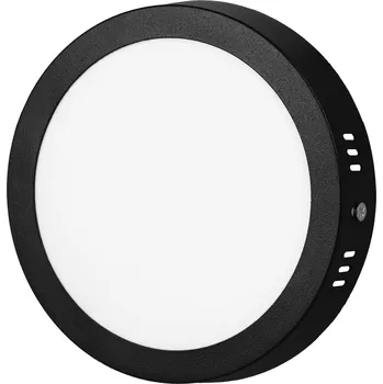 Stropní přisazené svítidlo Ecolight 6 W s integrovaným LED zdrojem, 2,7 cm, černé