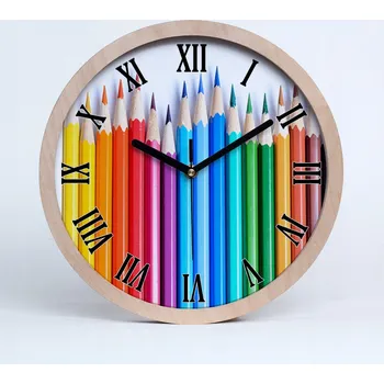 Hodiny Nástěnné hodiny Tulup vícebarevné 30 cm