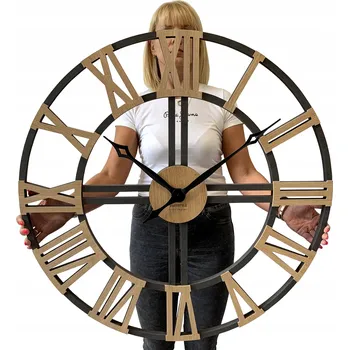 Hodiny Nástěnné hodiny FLEXISTYLE černé 80 cm