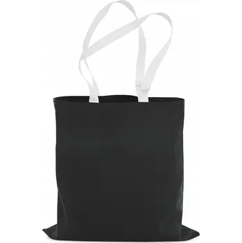 Nákupní taška Látková taška 42 x 38 cm černá