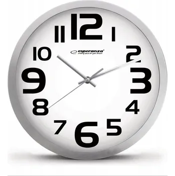 Hodiny NÁSTĚNNÉ HODINY KLASICKÉ ANALOGOVÉ 25CM JEDNODUCHÉ ČITELNÉ PEVNÉ