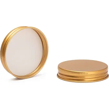 Sklenice ALUMINIOWE ZŁOTE VÍČKO NA SKLENICE 51/R3