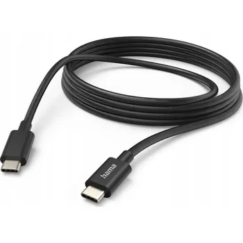 Datový kabel Kabel Hama USB typ C - USB typ C 3 m černý